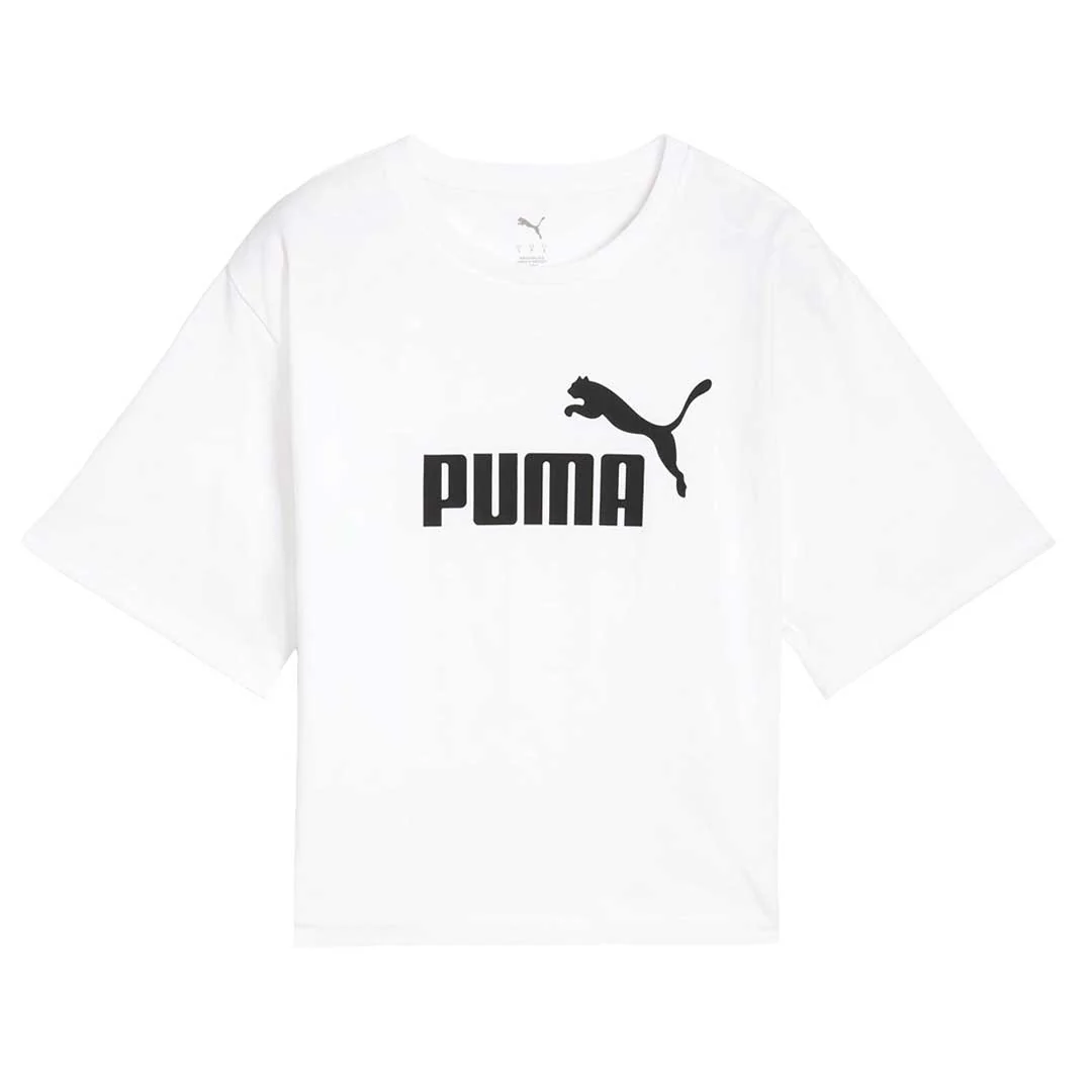 Puma - Women's Essentials Cropped No. 1 Logo Relaxed T-Shirt (684972 02)