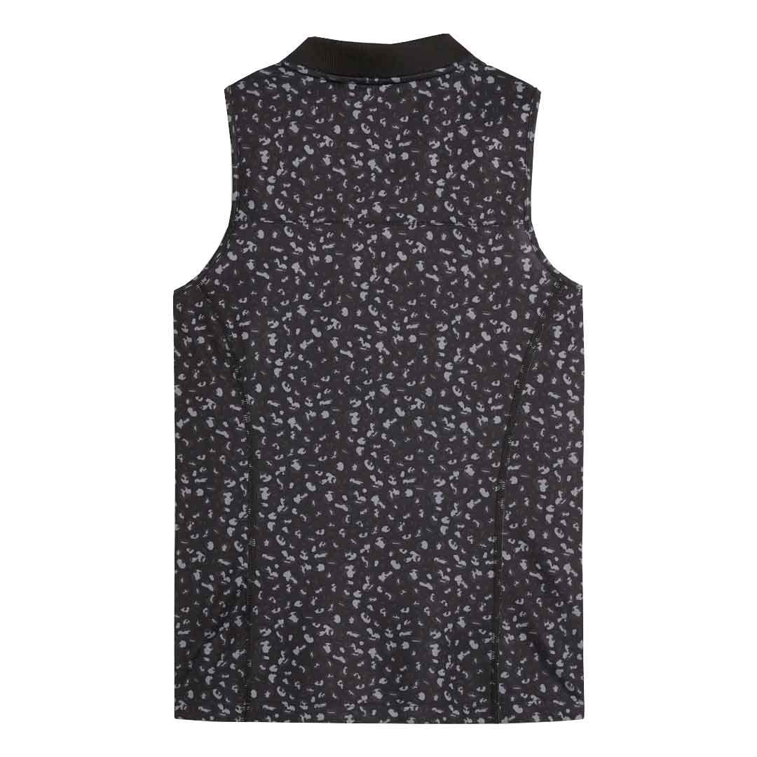 Puma - Women's Leopard Pique Range Sleeveless Golf Polo (623921 01) - Image 5