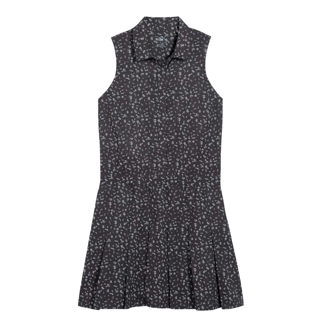 Puma - Women's Leopard Pleated Golf Dress (625058 01)