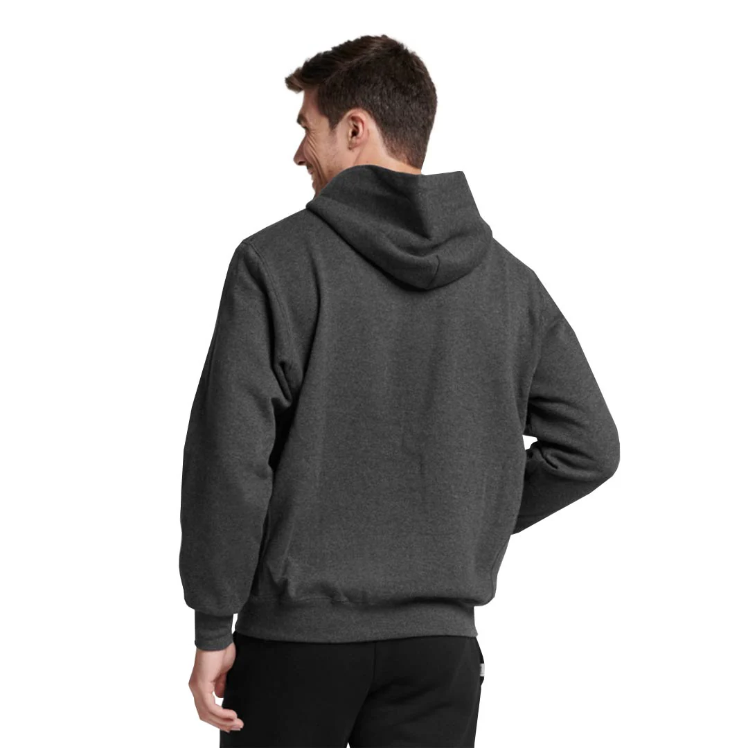 Russell Athletic - Unisex Dri Power Hoodie (695HBM BLK HTHR) - Image 3