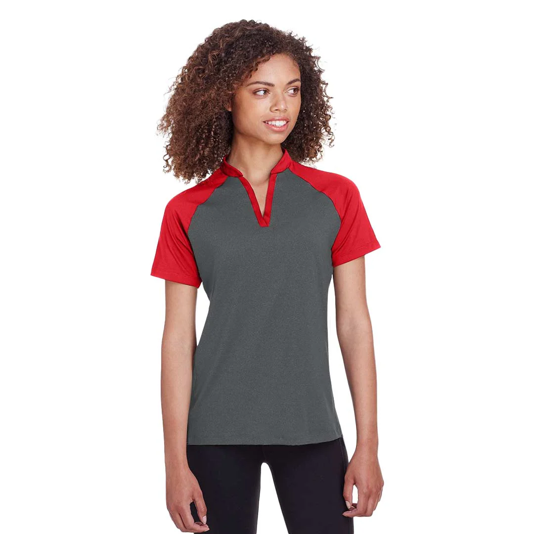 Spyder - Women's Peak Polo (S16564 BKH-RD) - Image 2
