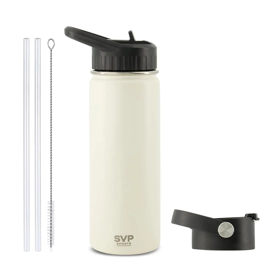 SVP Sports - 18oz Insulated Thermal Bottle - Hot & Cold (18OZ-SVP-CREAM) - Image 3