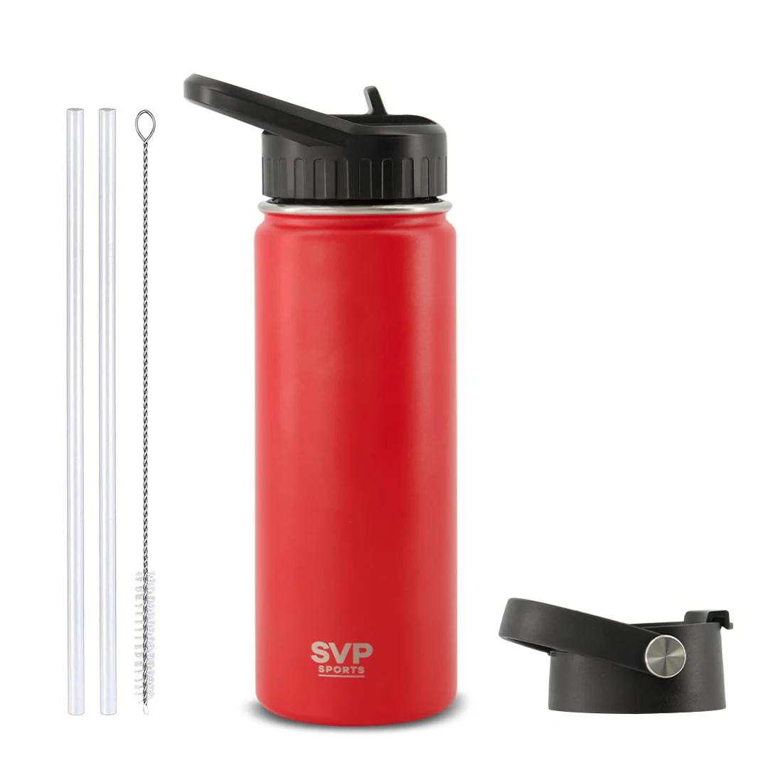 SVP Sports - 18oz Insulated Thermal Bottle - Hot & Cold (18OZ-SVP-RED) - Image 5