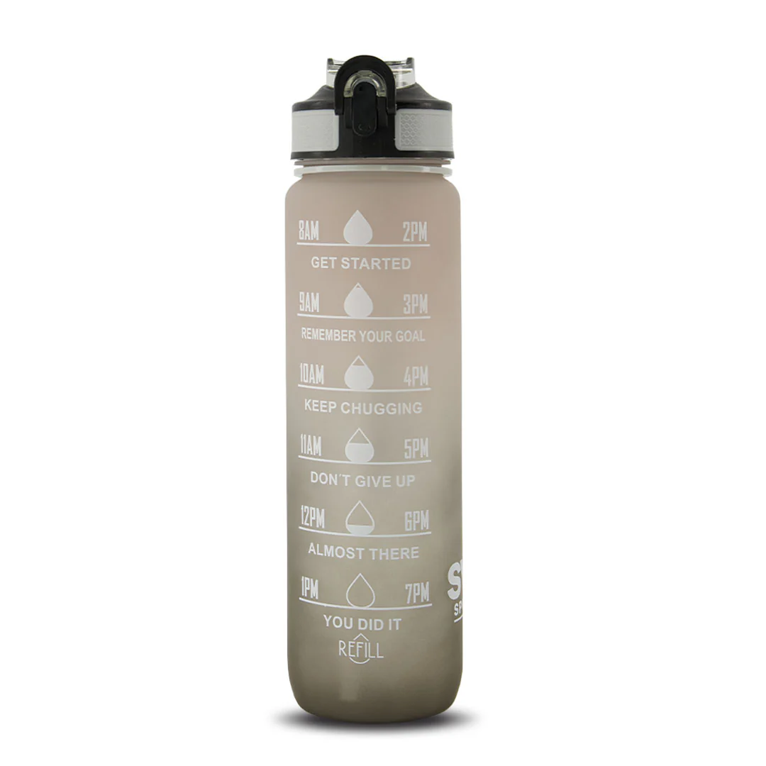 SVP Sports - 32oz Hydration Water Bottle (32OZ-GRYBLK) - Image 2