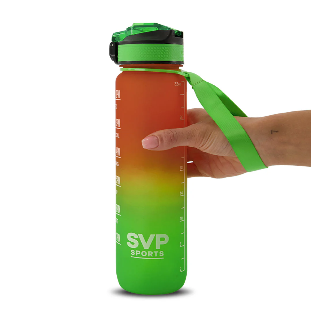 SVP Sports - 32oz Hydration Water Bottle (32OZ-ORGGRN) - Image 3