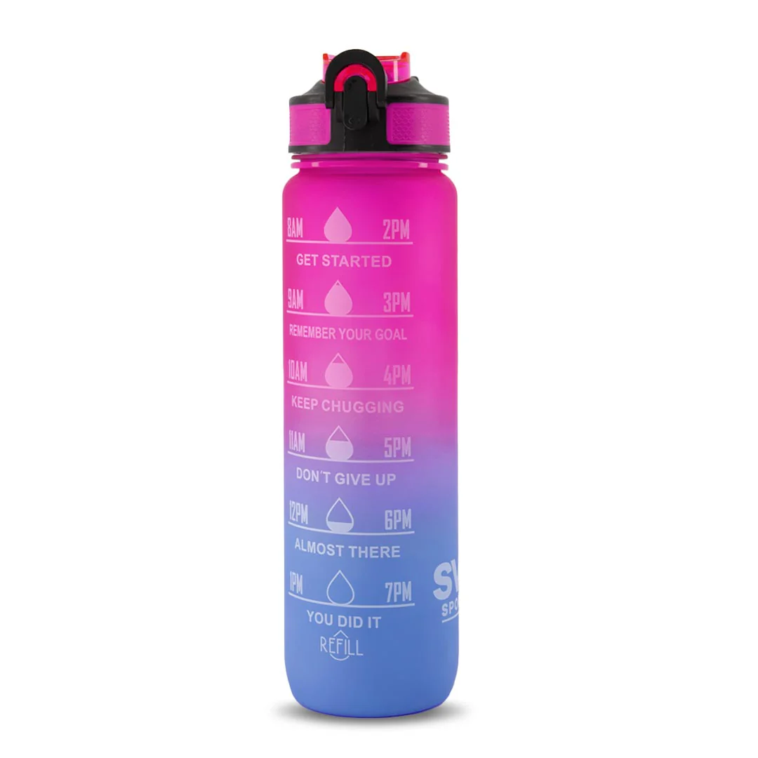 SVP Sports - 32oz Hydration Water Bottle (32OZ-PNKBLU) - Image 2