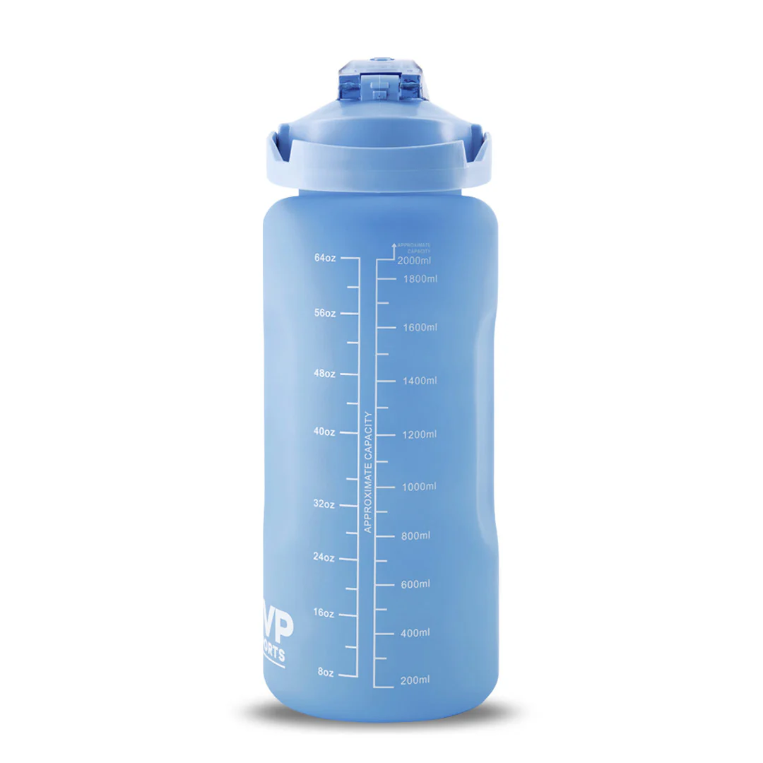 SVP Sports - 64oz Hydration Water Bottle (64OZ-CARBLU) - Image 3