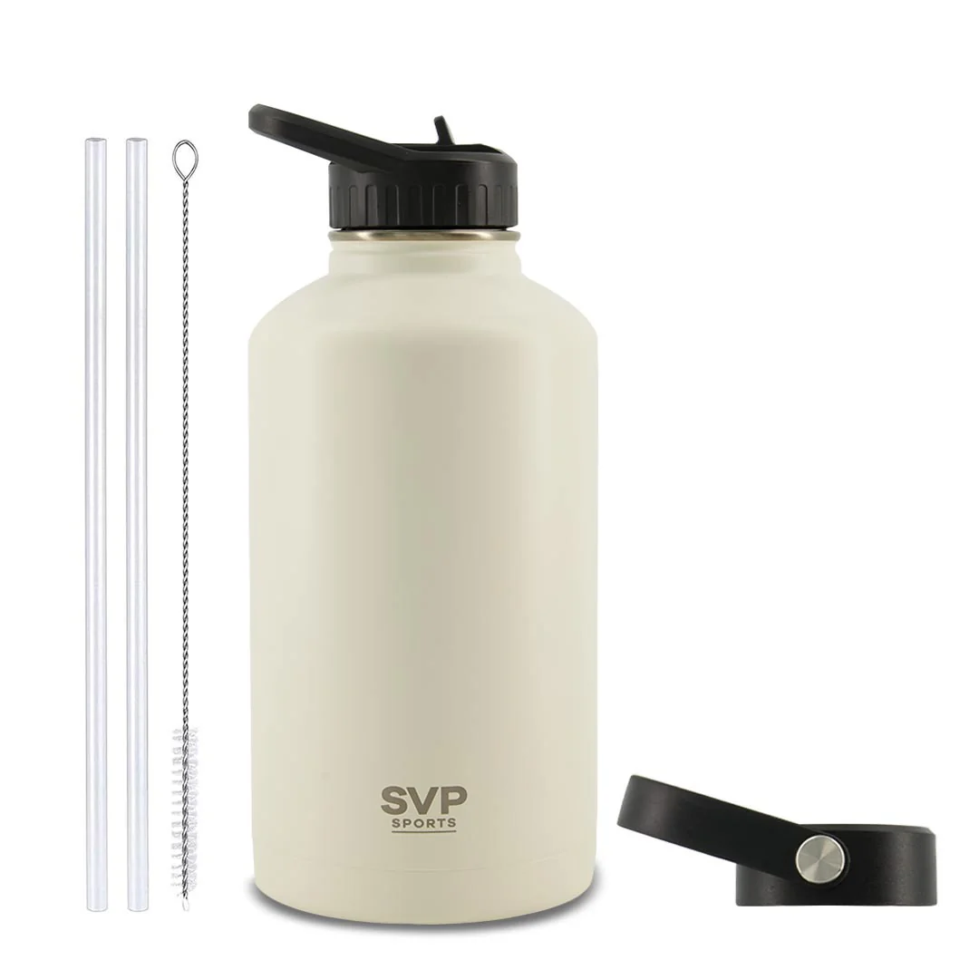 SVP Sports - 64oz Insulated Thermal Bottle - Hydra Max (64OZ-SVP-CREAM) - Image 3
