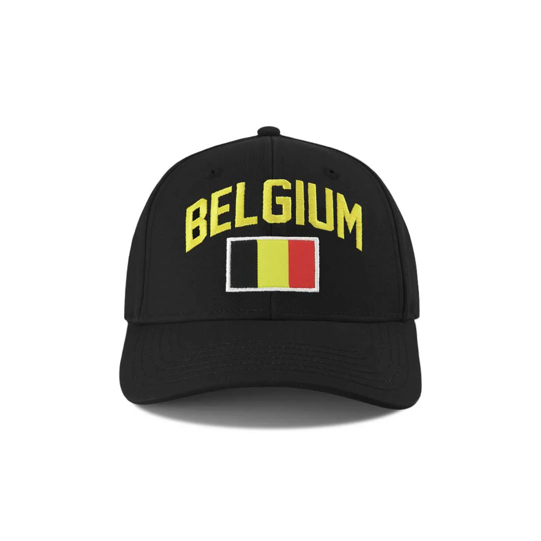 SVP Sports - Men's Belgium Flag Hat (MEXXPSHMHDCC1PB 00BLK)
