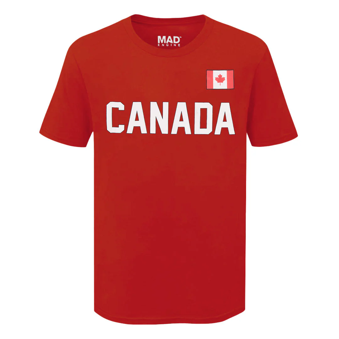 SVP Sports - Men's Canada Flag T-Shirt (MEXXPXVMSC3A1PB 62RED)
