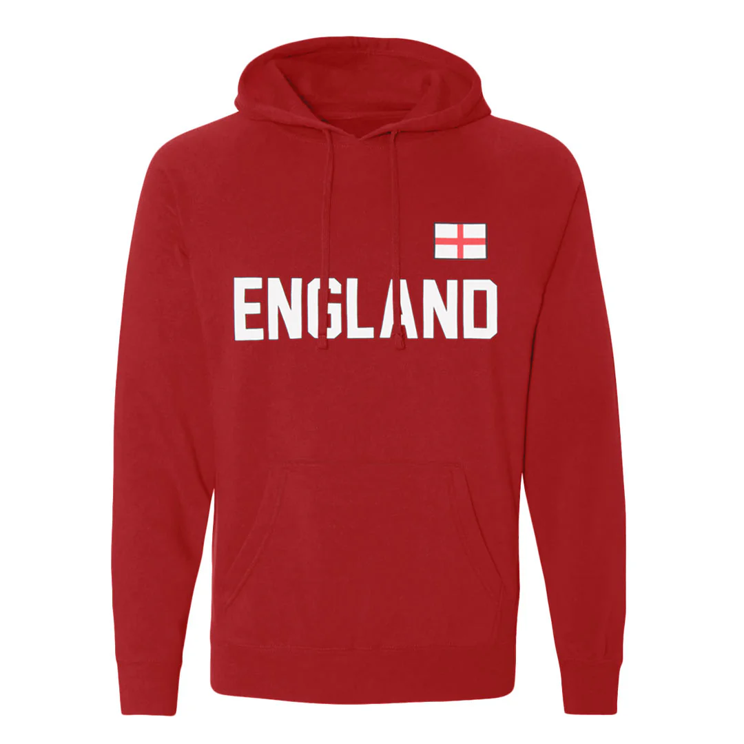 SVP Sports - Men's England Flag Hoodie (MEXXPY2MLOFA1PB 62RED)