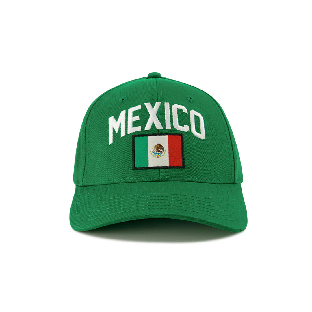 SVP Sports - Men's Mexico Flag Hat (MEXXPSIMHDCC1PB 30DGR)