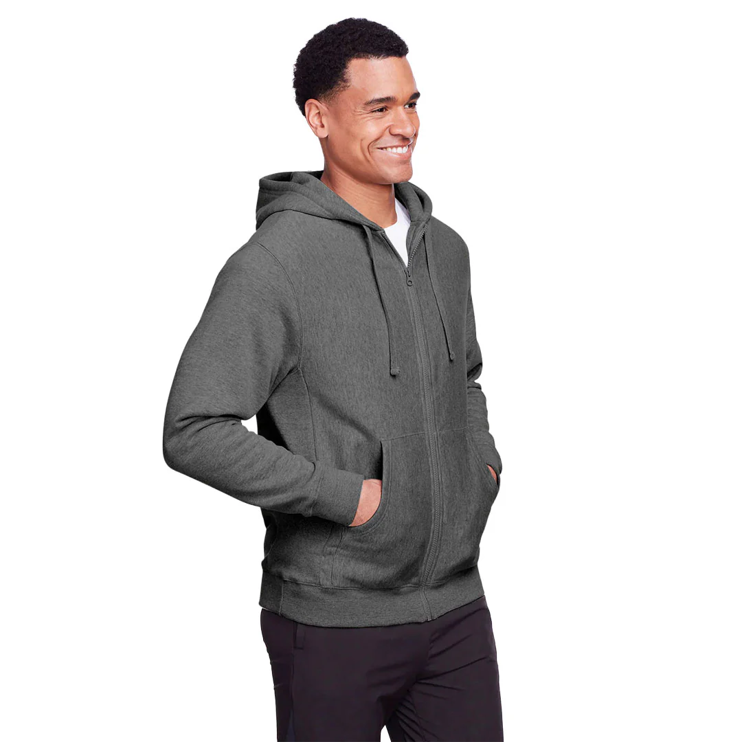 Team365 - Unisex Zone HydroSport Heavyweight Full-Zip Hoodie (TT95 N6) - Image 4