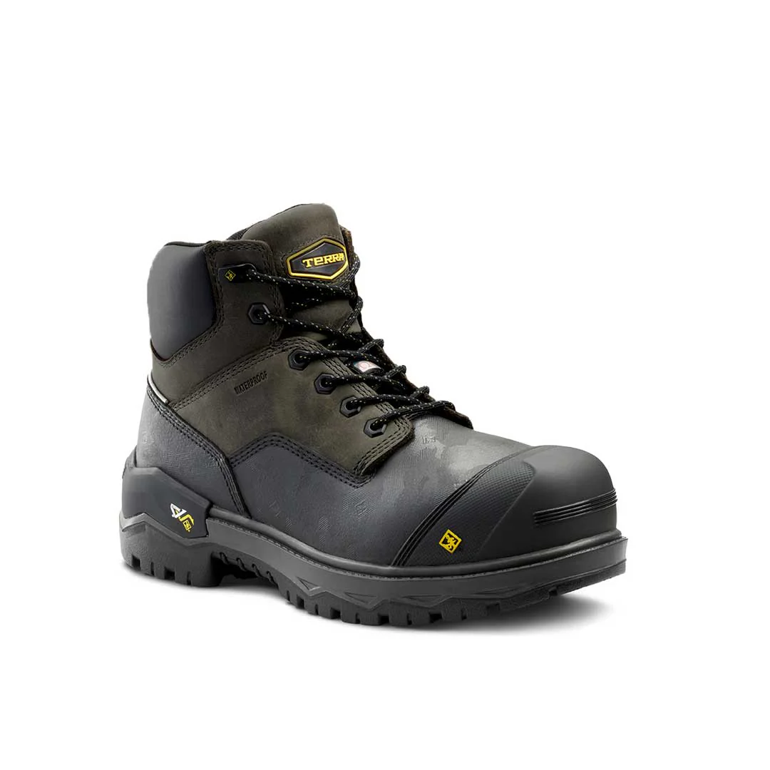Terra - Men's Gantry Inch Nano Composite Toe Waterproof Work Boots (TR0A4T8VGYX) - Image 3