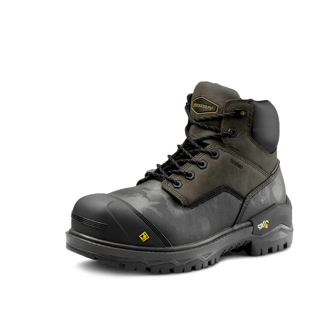 Terra - Men's Gantry Inch Nano Composite Toe Waterproof Work Boots (TR0A4T8VGYX) - Image 4