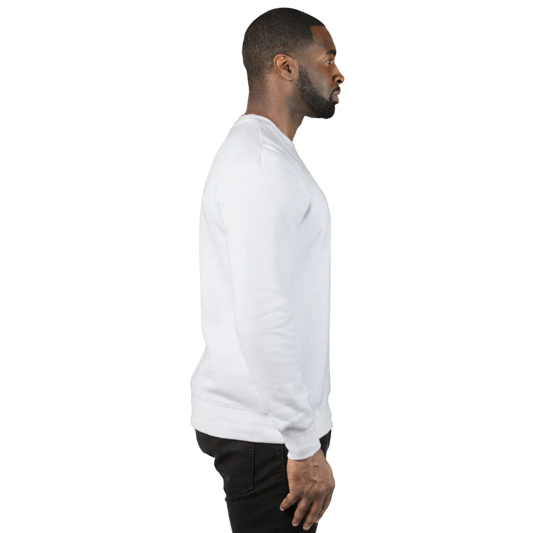 Threadfast - Unisex Premium Fleece Crewneck Sweatshirt (320C WHT20) - Image 3