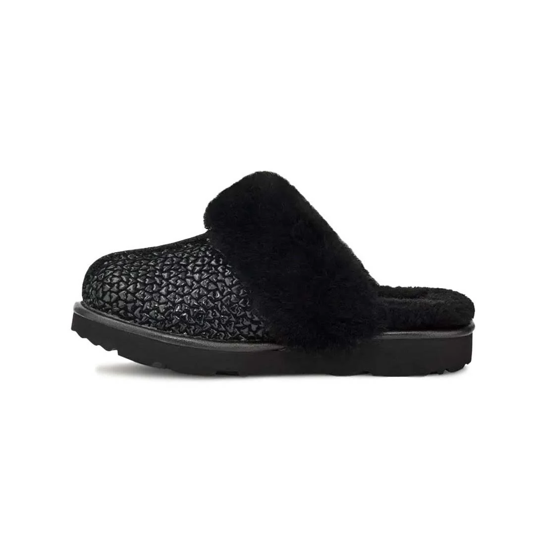 UGG® - Kids' (Infant) Cozy II Gel Hearts Slides (1143801K-BLK) - Image 2