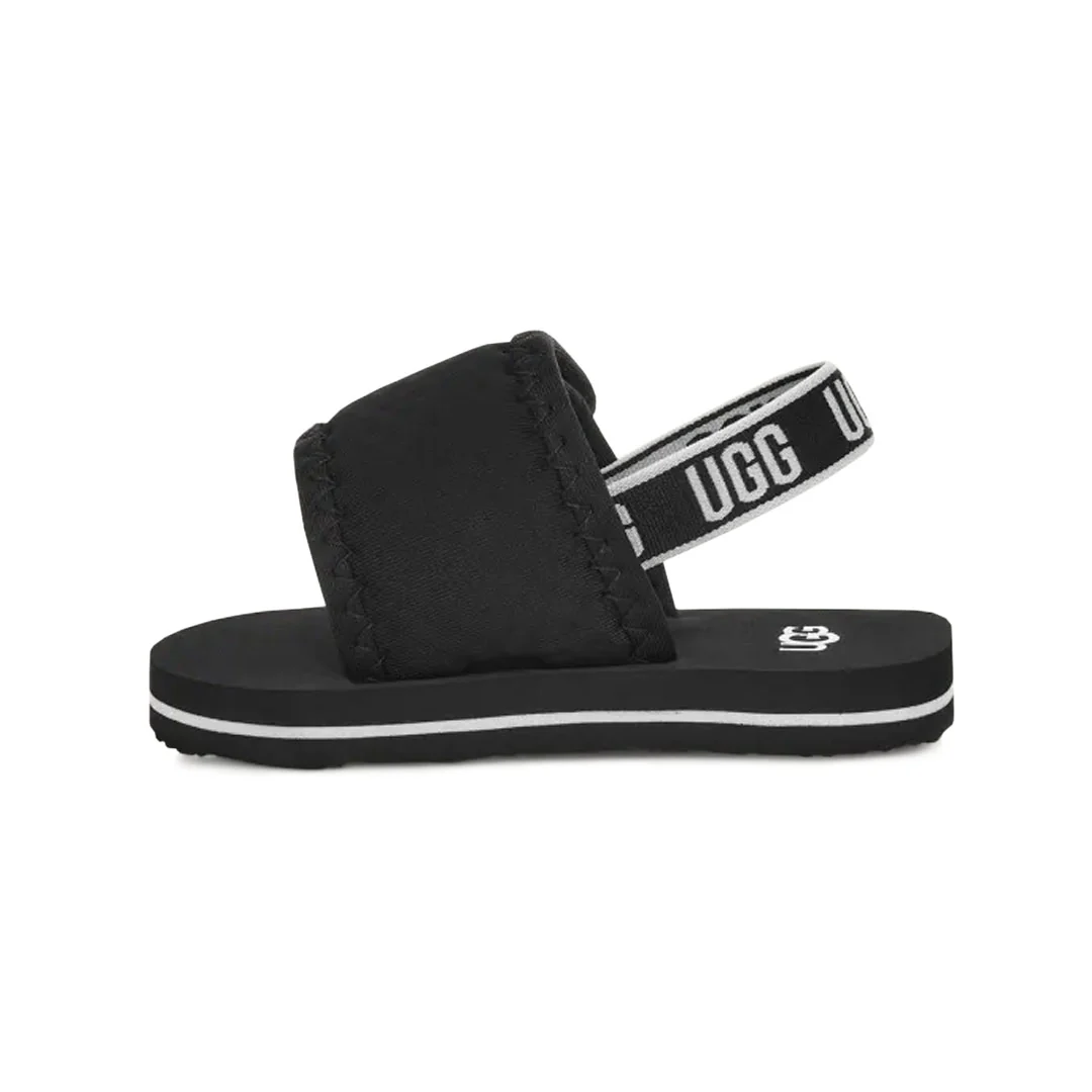 UGG® - Kids' (Infant) Lennon Slingback Sandals (1152817I-BLK) - Image 2
