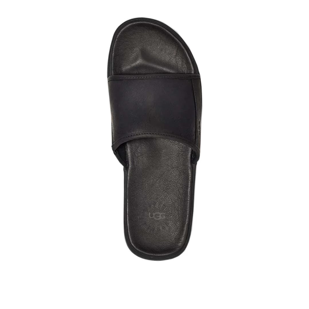 UGG® - Men's Seaside Slide Leather Sandals (1117656-BLLE) - Image 4