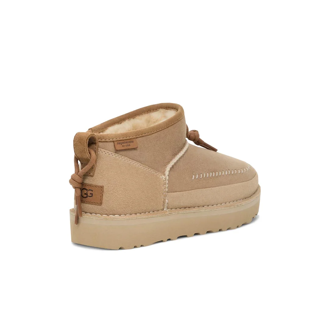 UGG® - Women's Ultra Mini Crafted Regenerate Boots (1152953-SAN) - Image 3