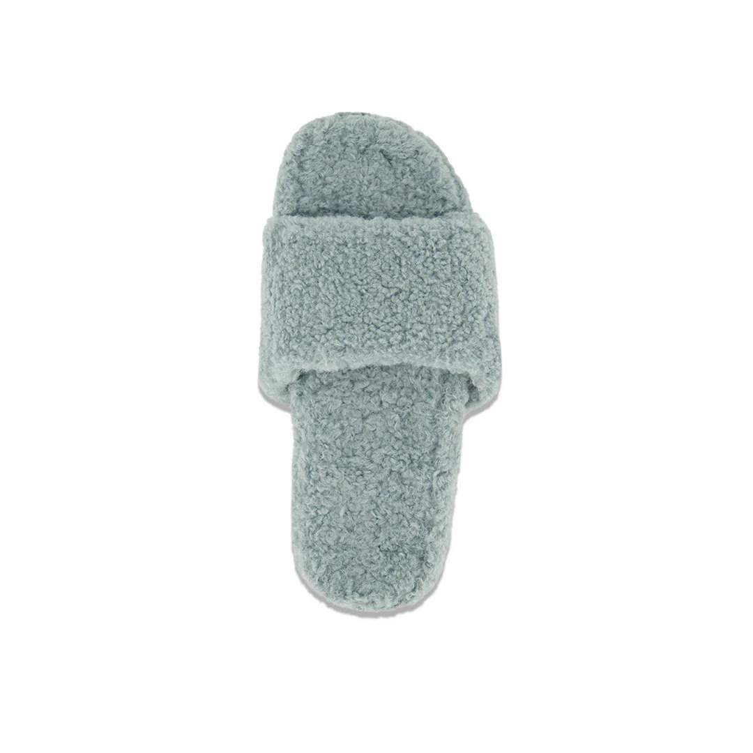 Women's No Boundaries Sherpa Slides (SLF5114WPL BLU) - Image 3