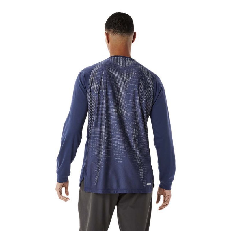 Asics Men s Actibreeze Jacquard Long Sleeve Top 2031D035 403 3