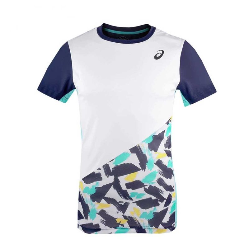 Asics Men s Court Graphic Short Sleeve Top 2041A216 100 1