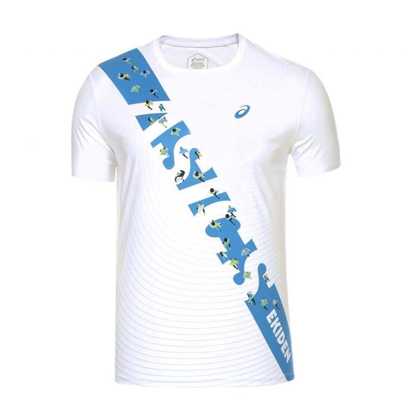 Asics Men s Ekiden Short Sleeve Top 2011C379 100 1