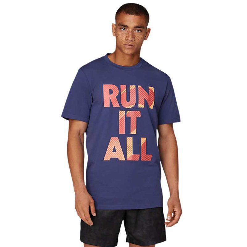 Asics Men s Heritage Font Graphic Tee 2031C445 401 2