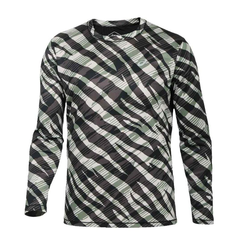 Asics Men s Wild Camo Long Sleeve Top 2011C719 300 1