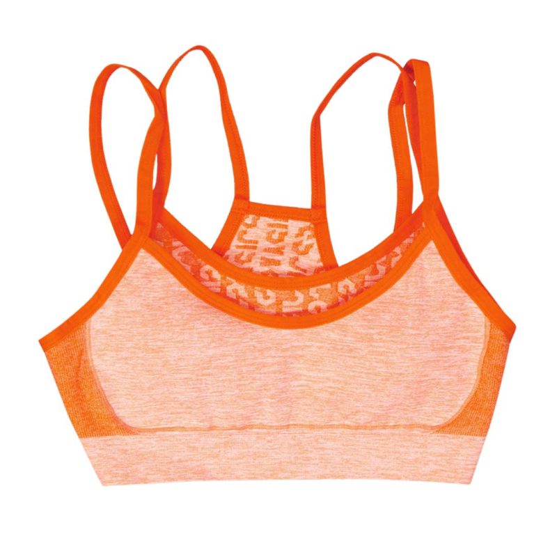 Asics Women s Cropped Logo Seamless Bra 2032B791 800