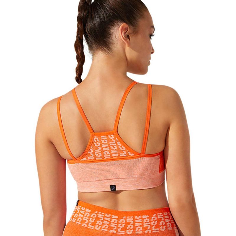 Asics Women s Cropped Logo Seamless Bra 2032B791 800 4