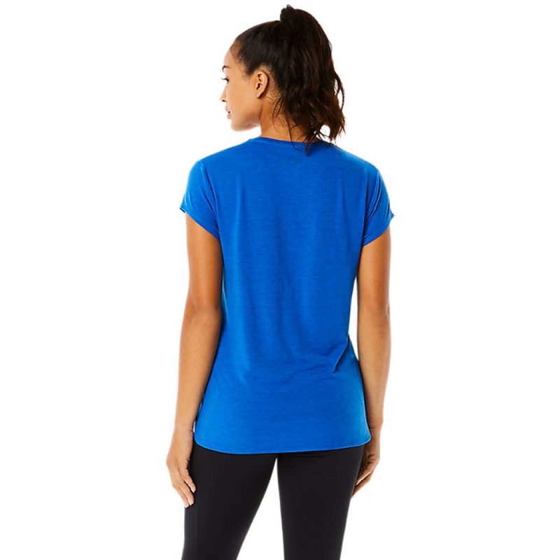 Asics Women s Heather V Neck T Shirt 2032C159 424 04