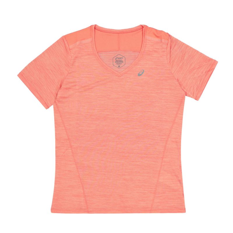 Asics Women s Race V Neck Short Sleeve T Shirt 2012C735 706 01