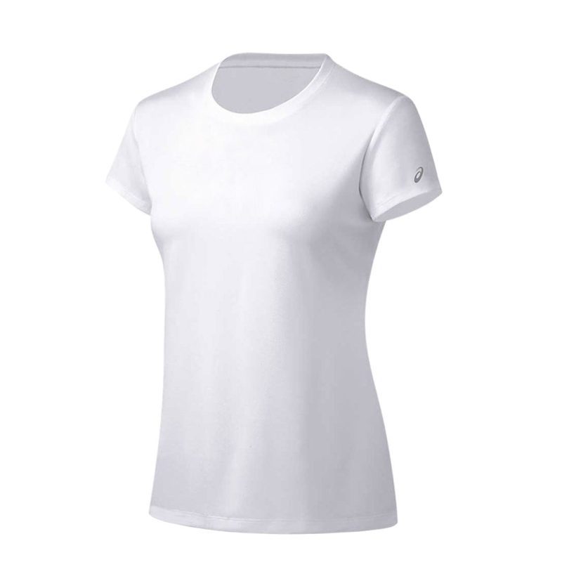 Asics Women s Ready Set II Short Sleeve T Shirt 2012B469 100 1