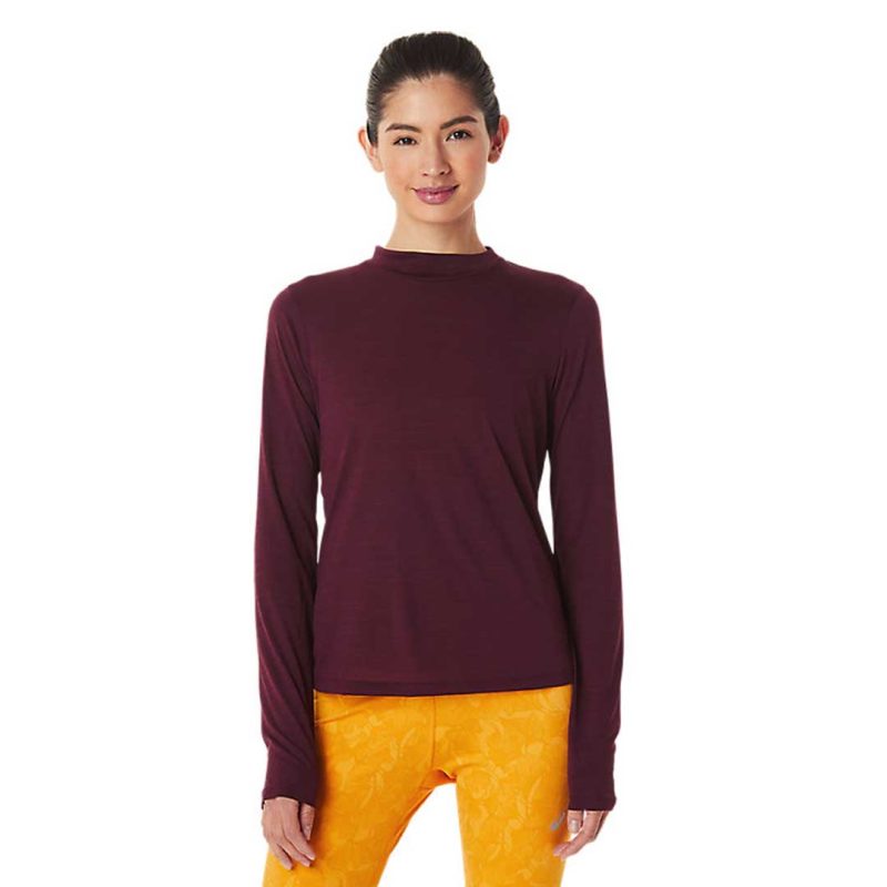 Asics Women s Runkoyo Mock Neck Long Sleeve Top 2012C389 500 2