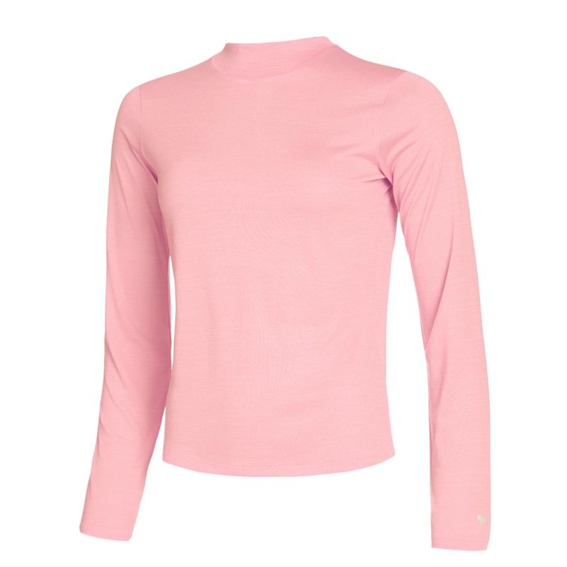 Asics Women s Runkoyo Mock Neck Long Sleeve Top 2012C389 700 1