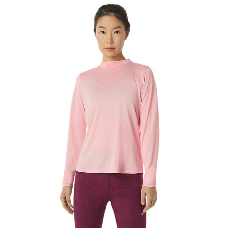 Asics Women s Runkoyo Mock Neck Long Sleeve Top 2012C389 700 2