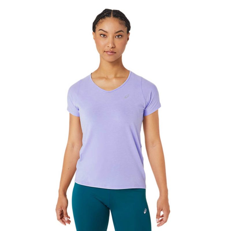 Asics Women s V Neck Short Sleeve T Shirt 2012A981 500 2