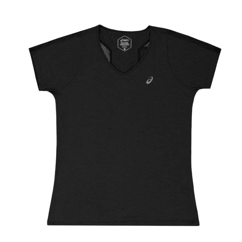 Asics Women s V Neck Short Sleeve Top 2012A981 004 1