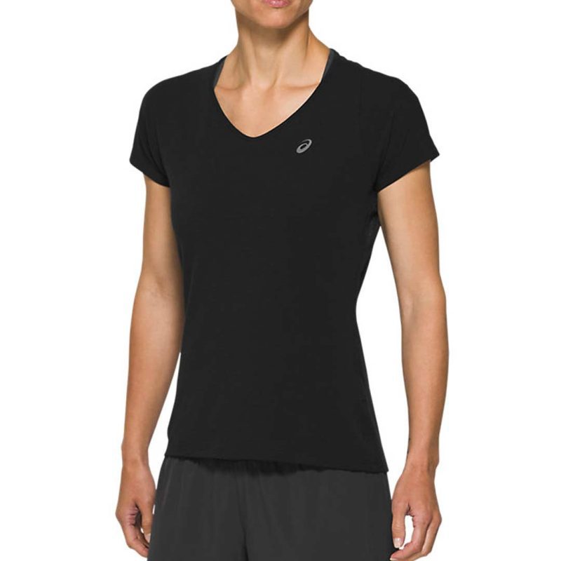 Asics Women s V Neck Short Sleeve Top 2012A981 004 2