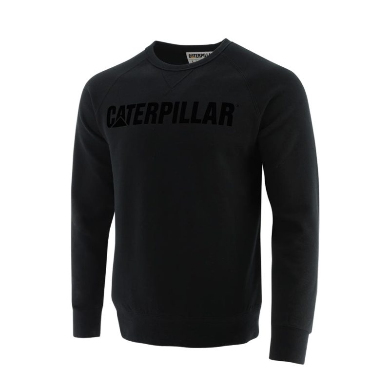 CAT Caterpillar Men s Foundation Crewneck Sweatshirt 2910284 001 01