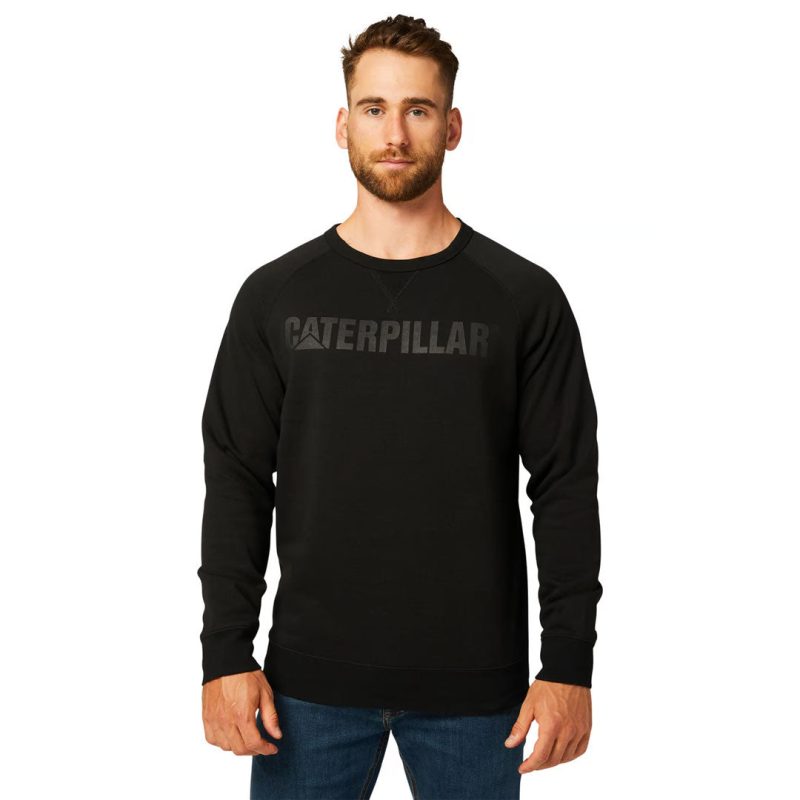 CAT Caterpillar Men s Foundation Crewneck Sweatshirt 2910284 001 02