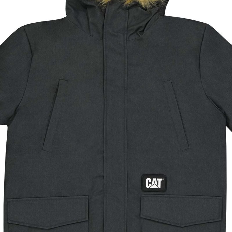 CAT Caterpillar Men s Fur Hood Parka 7040025 10121