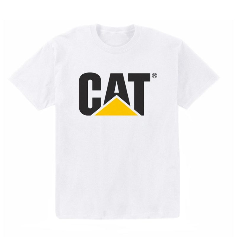 CAT Caterpillar Men s Original Fit Logo T Shirt 2510454 12741 01