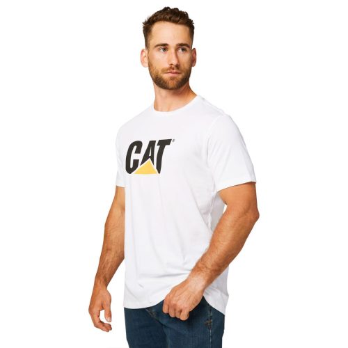 CAT Caterpillar Men s Original Fit Logo T Shirt 2510454 12741 03