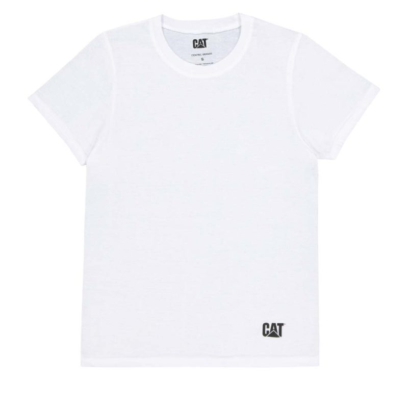 Cat Men s 4 Pack Crew Tee 43CT393525TA WHT