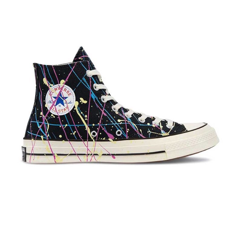 Converse Unisex Archive Paint Splatter Chuck 70 High Top Shoes 170801C 01