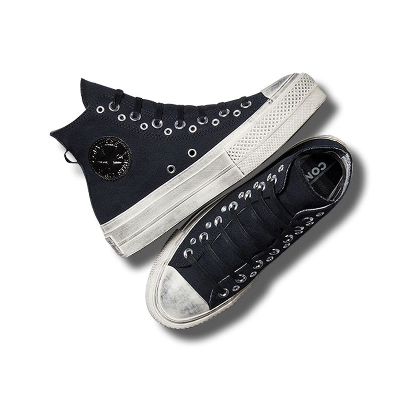 Converse Women s Chuck Taylor All Star Lift Platform Punk Shoes A07679C 04