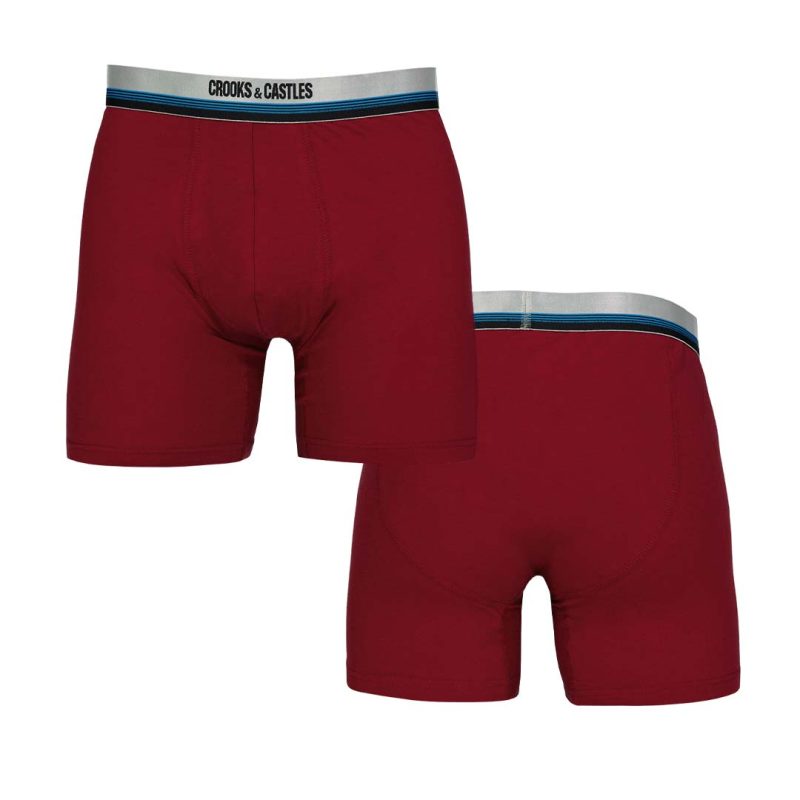 Crooks Castles Men s 3 Pack Boxer Brief UMCC037 RHB